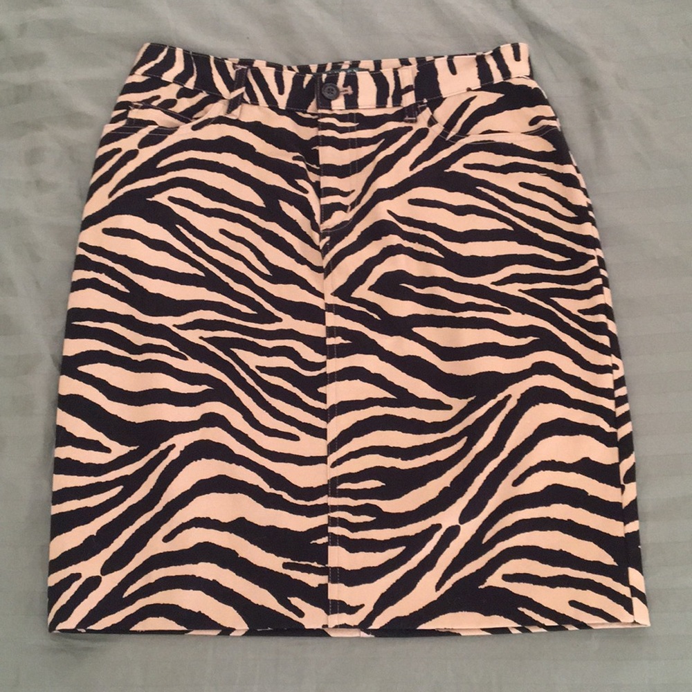 Ralph Lauren Zebra Print Skirt